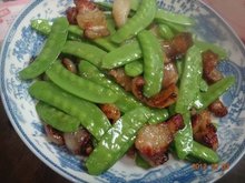 鲍鱼菇炒荷兰豆