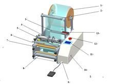 半自动圆瓶贴标机