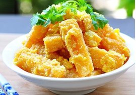 咸鸭蛋黄炒南瓜