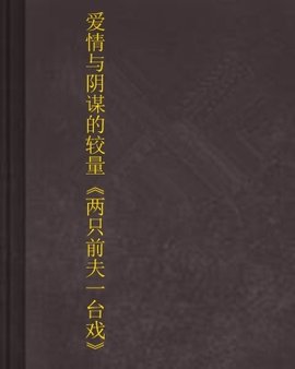 爱情与阴谋的较量《两只前夫一台戏》