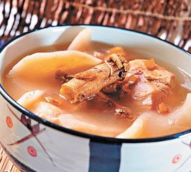 兔肉淮山杞子汤