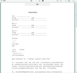 第二次离婚起诉书范本2015