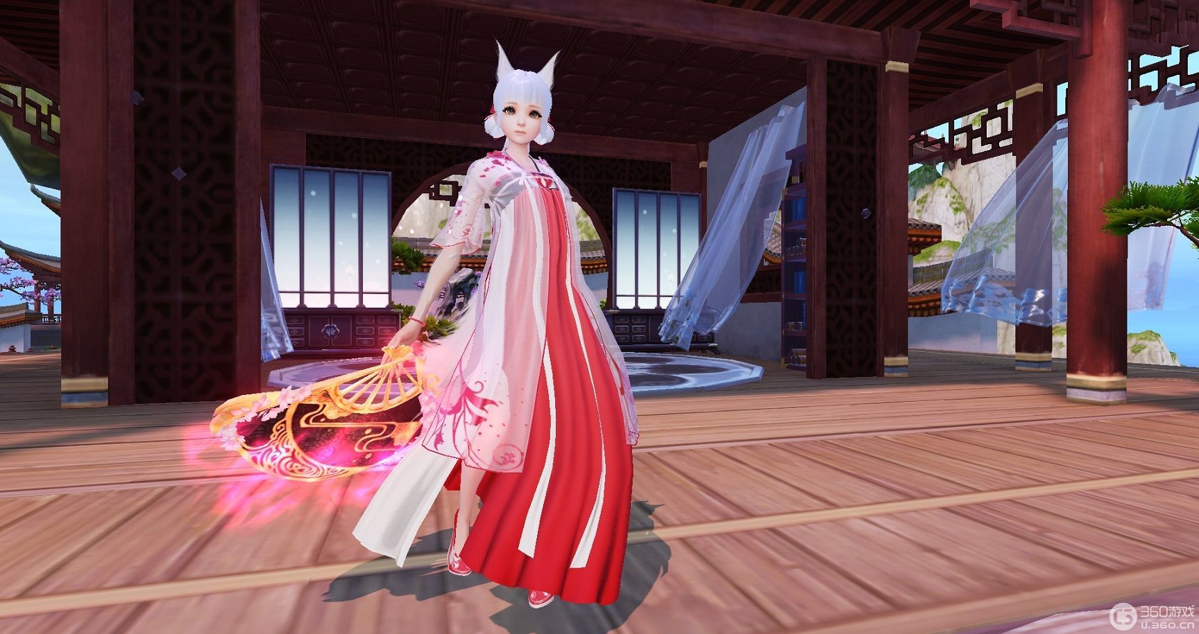 《天下》手游白狐系列时装上线！