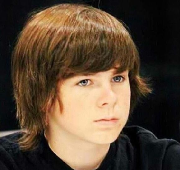 钱德勒里格斯(Chandler Riggs),1999年6月27日出生于美国乔治亚州亚特兰大,演员。 2006年出演了大银幕处女作《Jesus H. Zombie》。2010年在AMC连续剧《行尸走肉》里饰演男主角的儿子卡尔格里姆斯。2014年获得青年艺人大奖喜剧或剧情类连续剧最佳年轻男主角奖和土星奖连续剧最佳年轻演员奖。同年和迪伦麦克德莫特一起主演了恐怖电影《慈悲》。2016年,出演美剧《行尸走肉第七季》。