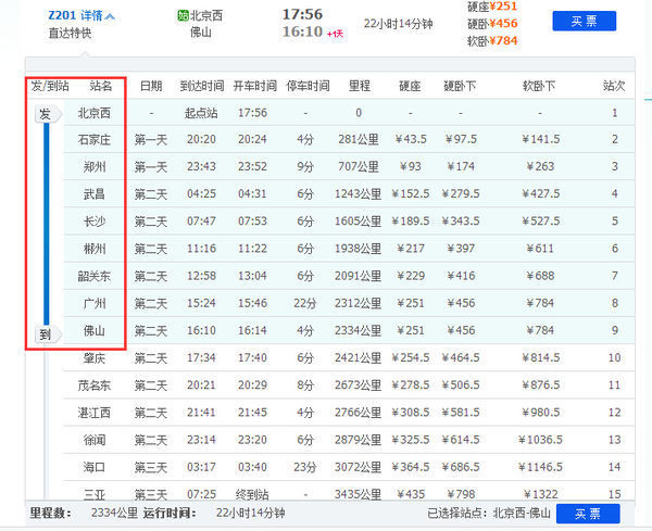 石家庄火车站到佛山火车站经过哪几个站点_3