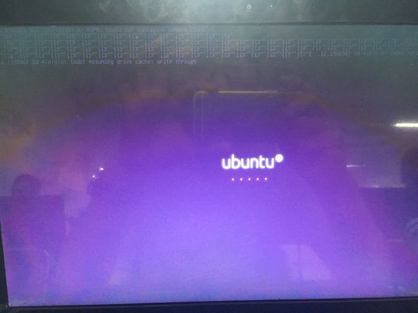 win10下安装linux ubuntu,U盘启动后总是卡在这