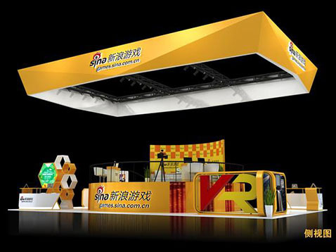 新浪游戏CJ2016展台概念图曝光