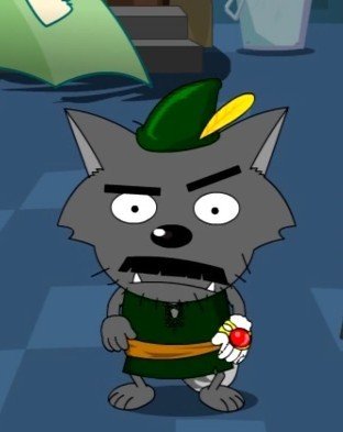 黑太狼,是动画片《喜羊羊与灰太狼》中的灰太狼