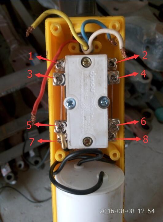 上下升降开关接线方法图片
